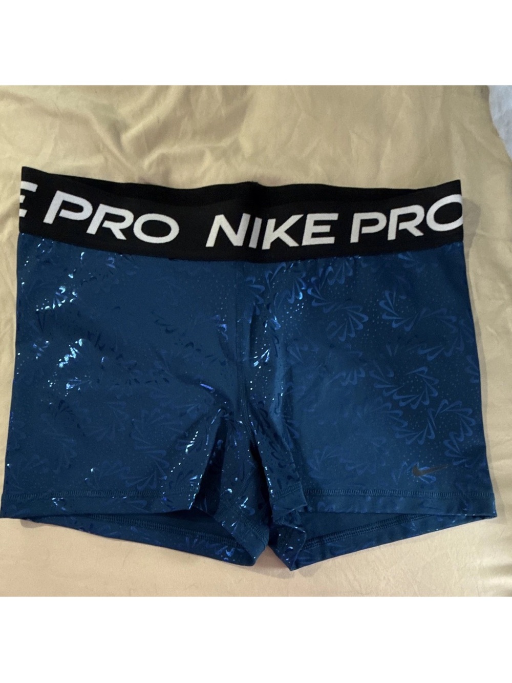 Nike Pro Women's Dark Blue Performance Bike Shorts